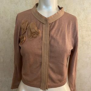 Max Mara Silk-Blend Cropped Cardigan